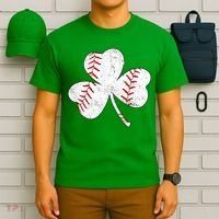 Shamrock Clover Leaf Baseball T-Shirt thumb 6