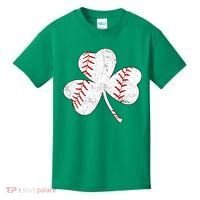 Shamrock Clover Leaf Baseball Kids T-Shirt thumb 0