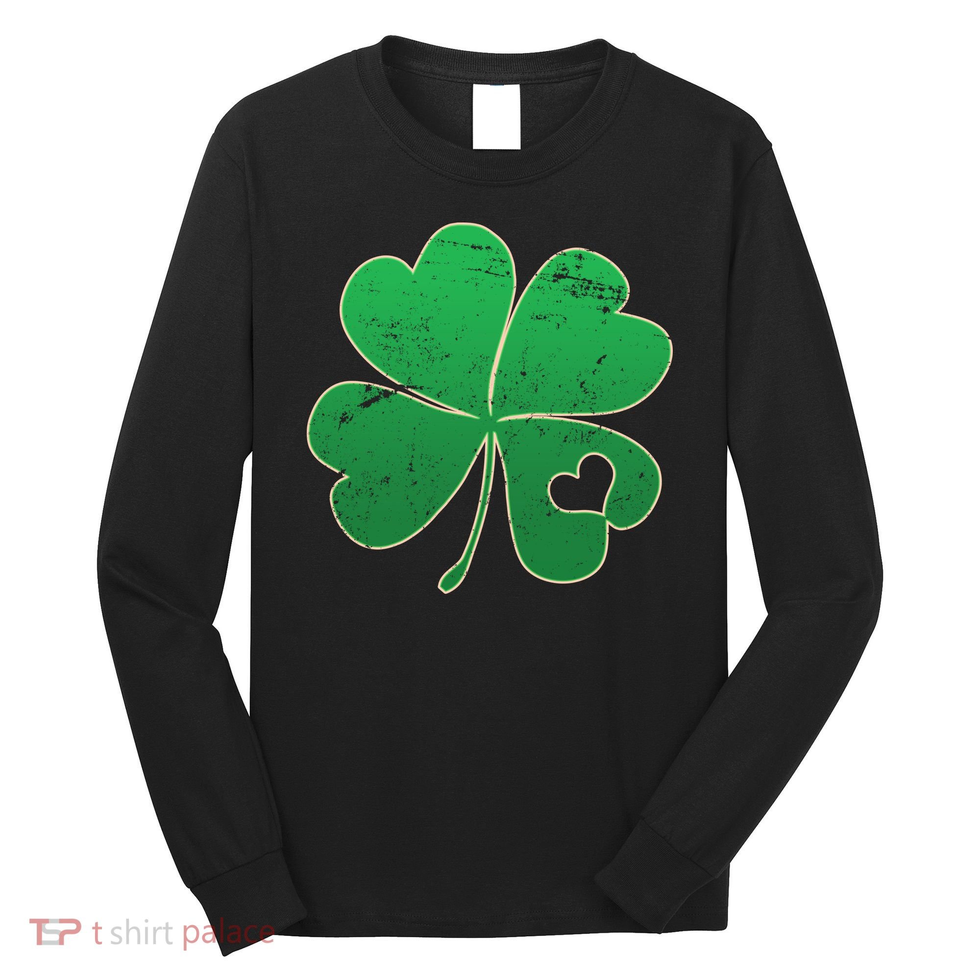 Shamrock Heart Long Sleeve Shirt