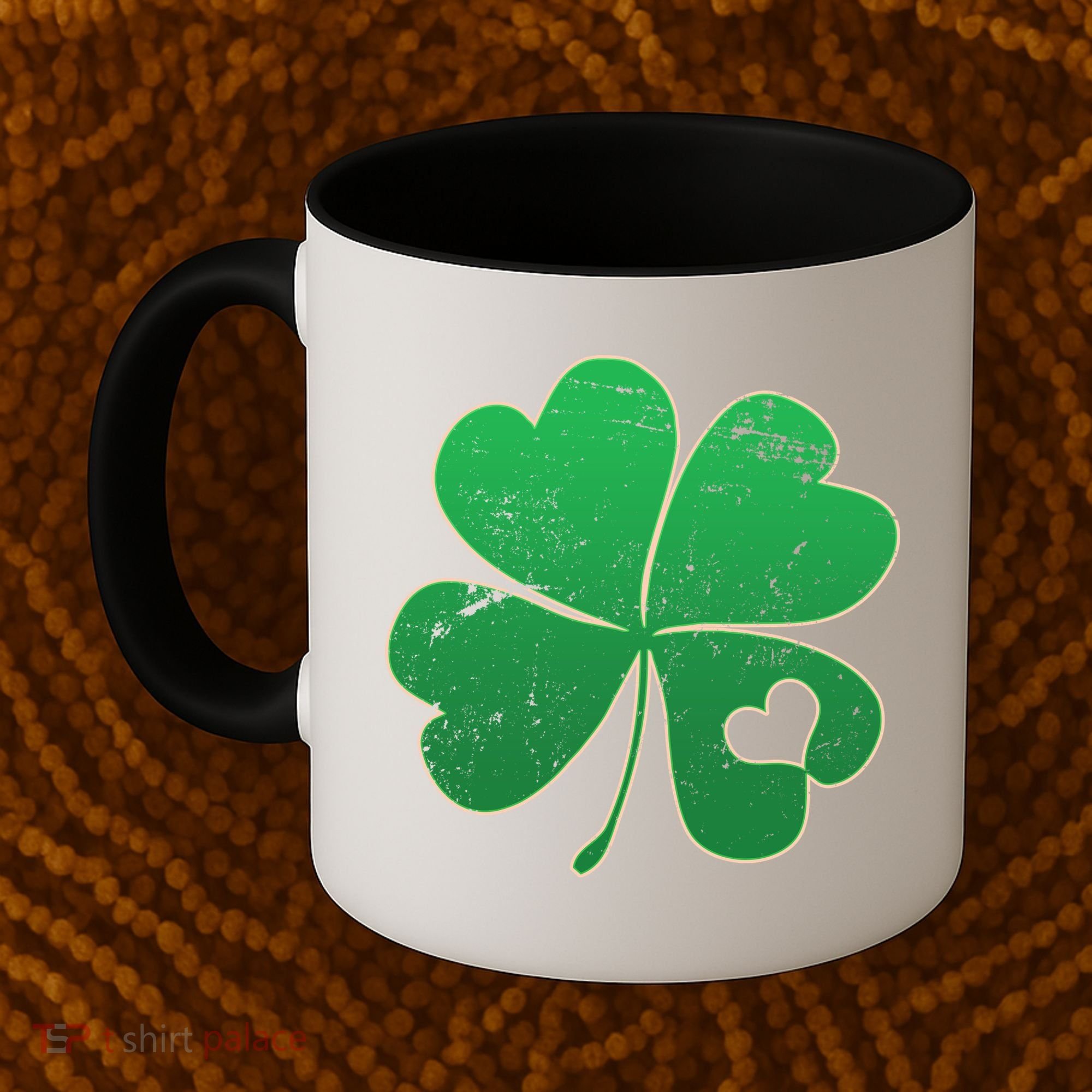 Shamrock Heart Coffee Mug