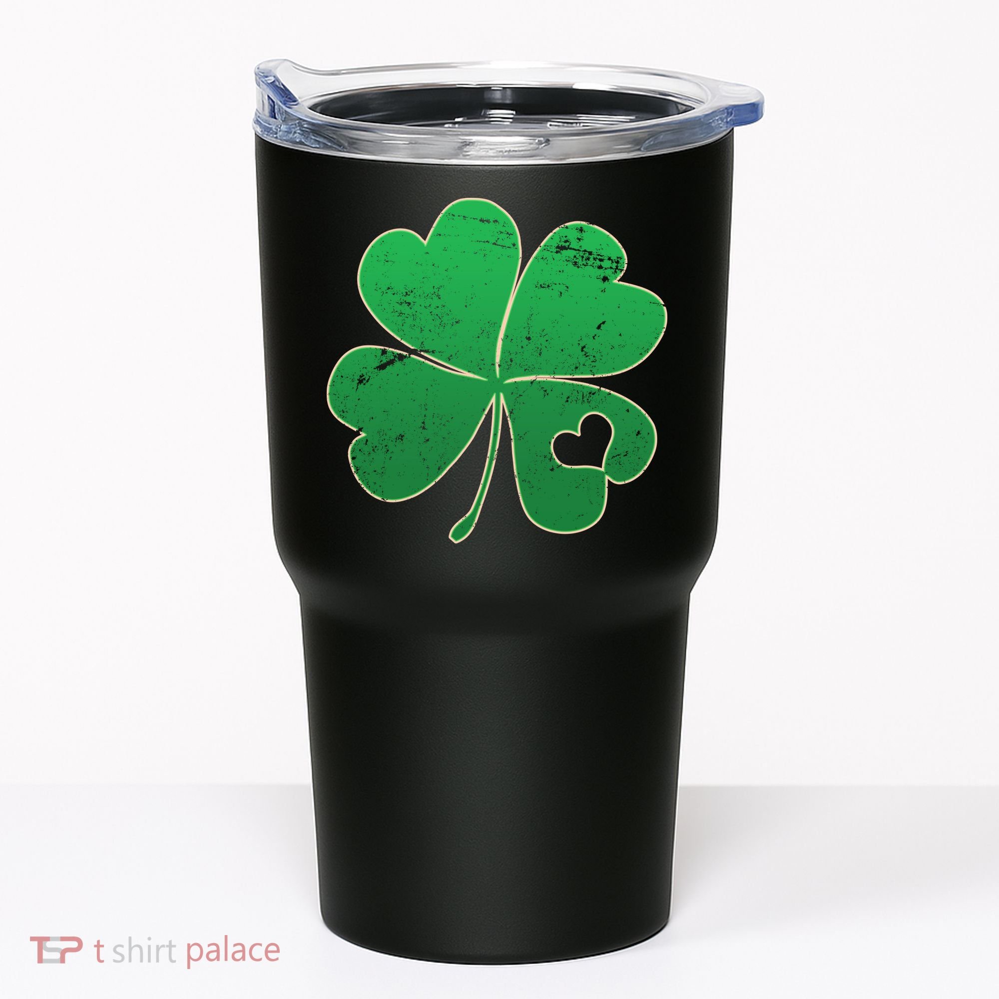Shamrock Heart Tumbler