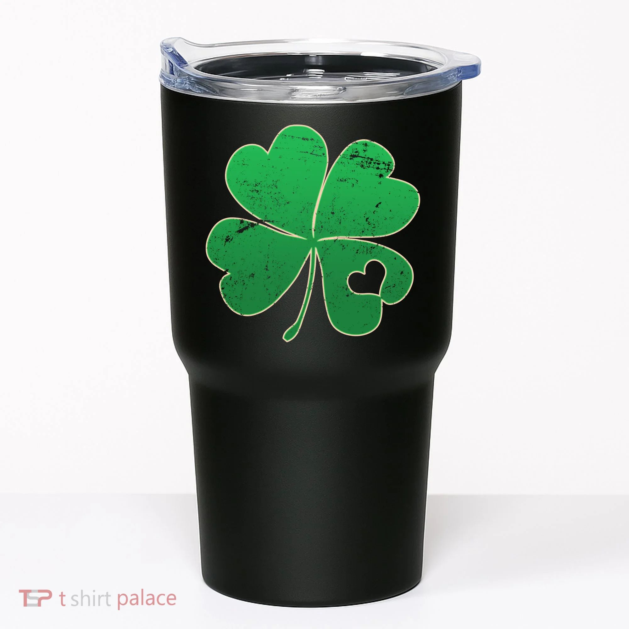 Shamrock Heart Tumbler