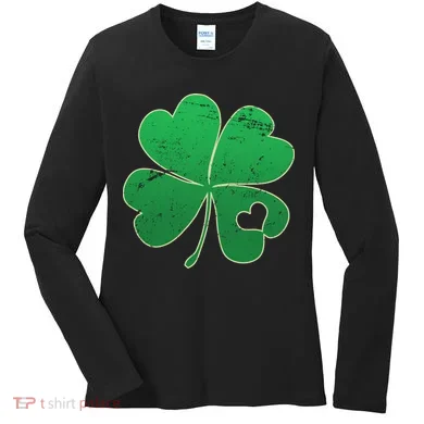 Shamrock Heart Women's Long Sleeve Shirt