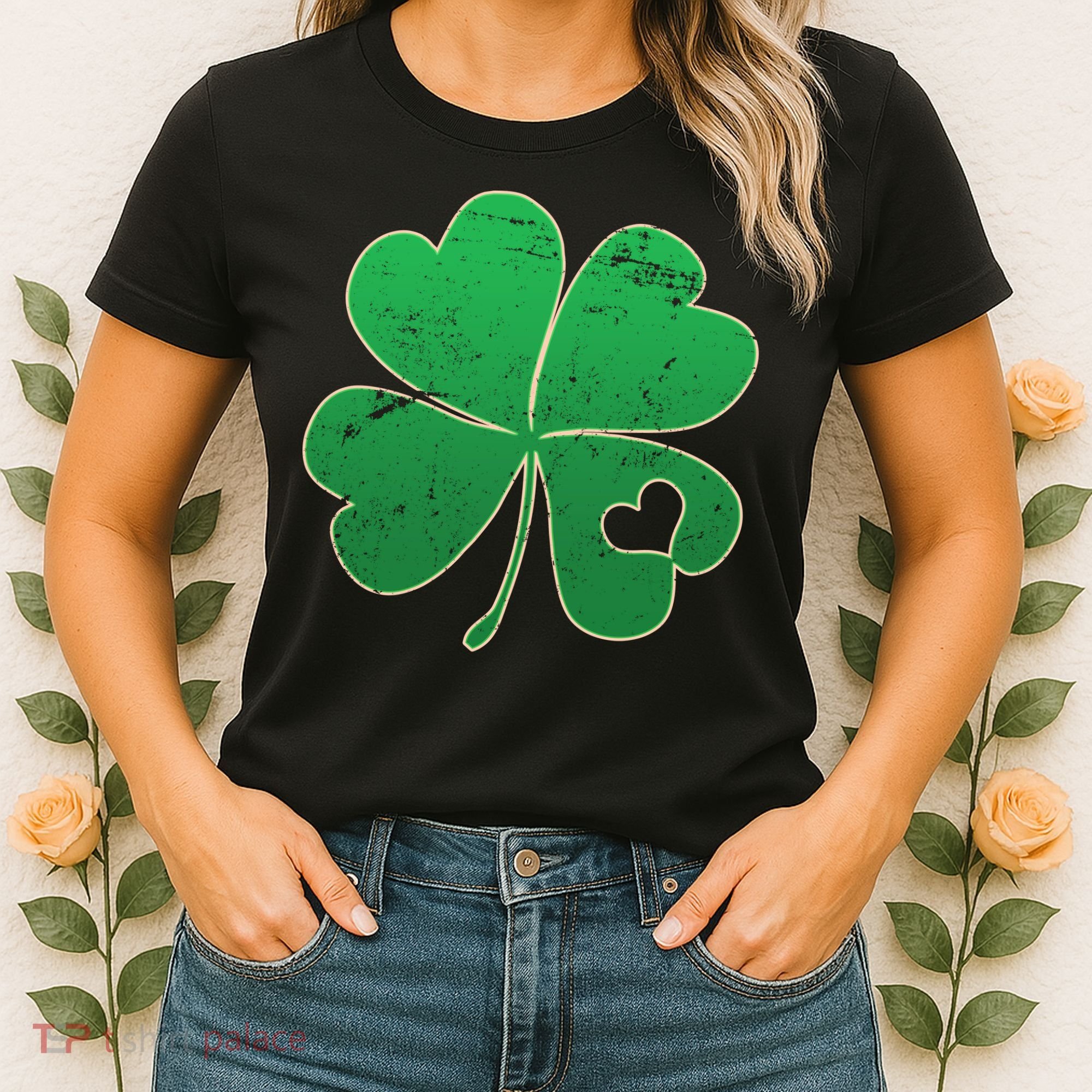Shamrock Heart Women's T-Shirt