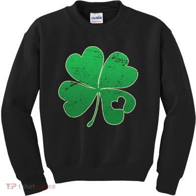 Shamrock Heart Kids Sweatshirt