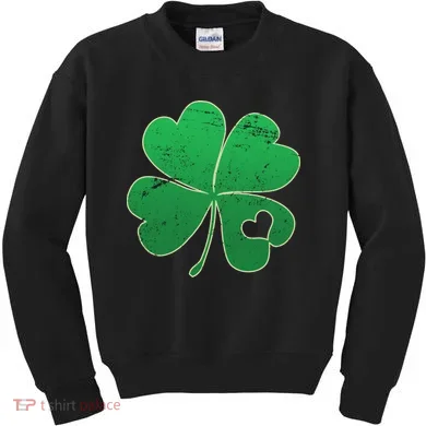 Shamrock Heart Kids Sweatshirt