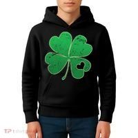 Shamrock Heart Kids Hoodie thumb 4