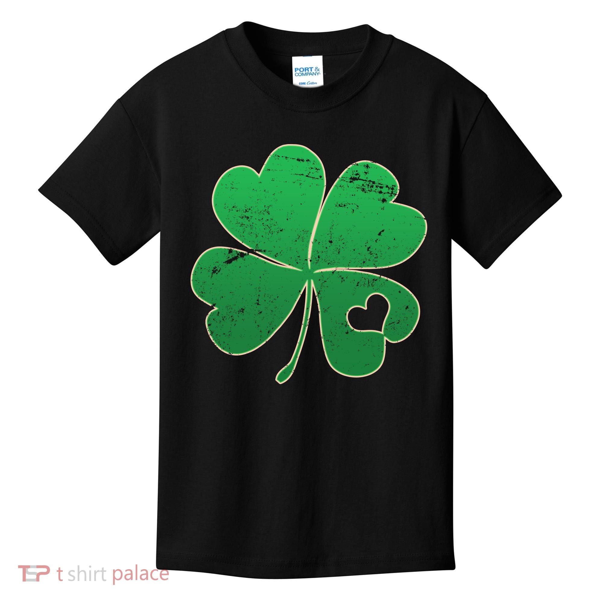 Shamrock Heart Kids T-Shirt