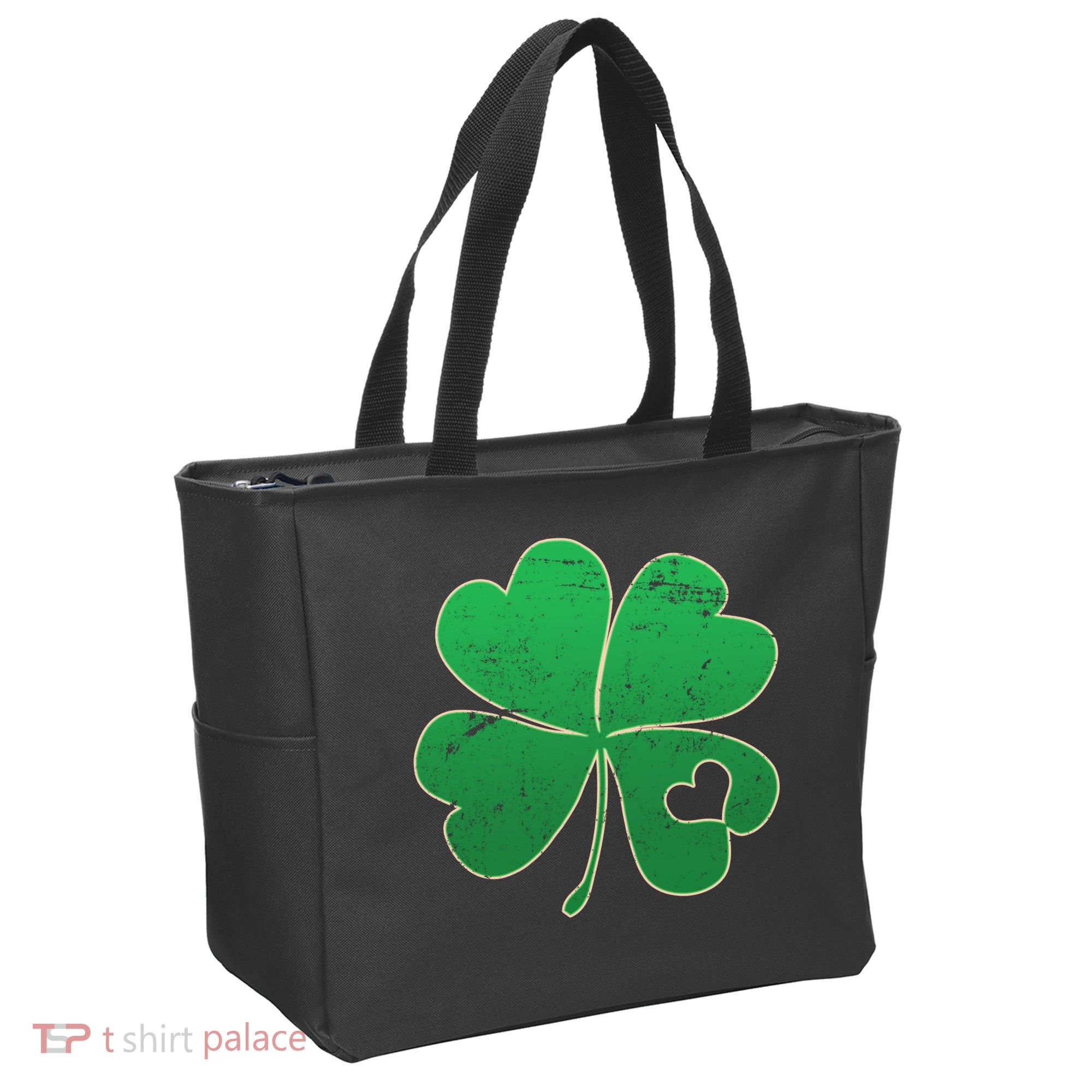 Shamrock Heart Tote Bag