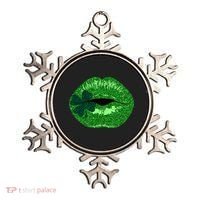 Shamrock Irish Clover Lips Ornament thumb 0