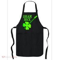 Shamrock Rocks Guitar Irish Clover Apron thumb 0