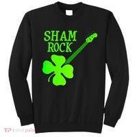 Shamrock Rocks Guitar Irish Clover Sweatshirt thumb 0