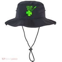 Shamrock Rocks Guitar Irish Clover Bucket Hat thumb 0