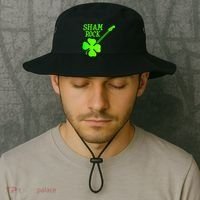 Shamrock Rocks Guitar Irish Clover Bucket Hat thumb 2
