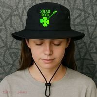 Shamrock Rocks Guitar Irish Clover Bucket Hat thumb 3