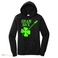 Shamrock Rocks Guitar Irish Clover Women's Hoodie thumb 0