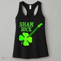 Shamrock Rocks Guitar Irish Clover Women's Tank Top thumb 3