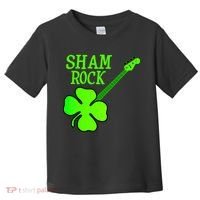 Shamrock Rocks Guitar Irish Clover Toddler T-Shirt thumb 0