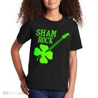Shamrock Rocks Guitar Irish Clover Kids T-Shirt thumb 2