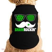 Shamrockin' Mustach Glasses Shamrock Doggie Tank thumb 0