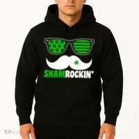 Shamrockin' Mustach Glasses Shamrock Hoodie thumb 2