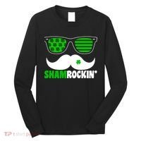 Shamrockin' Mustach Glasses Shamrock Long Sleeve Shirt thumb 0