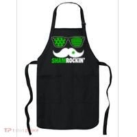 Shamrockin' Mustach Glasses Shamrock Apron thumb 0