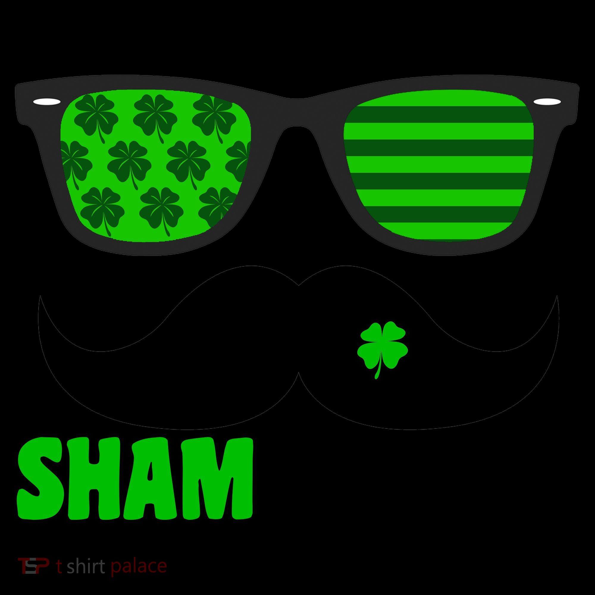 Shamrockin' Mustach Glasses Shamrock Coffee Mug