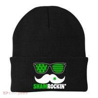 Shamrockin' Mustach Glasses Shamrock Beanie thumb 0