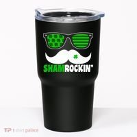 Shamrockin' Mustach Glasses Shamrock Tumbler thumb 0
