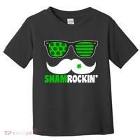 Shamrockin' Mustach Glasses Shamrock Toddler T-Shirt thumb 0