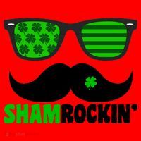 Shamrockin' Mustach Glasses Shamrock Santa Hat thumb 1