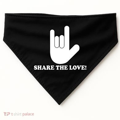 Share The Love USA-Made Doggie Bandana