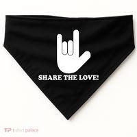 Share The Love USA-Made Doggie Bandana thumb 0