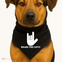 Share The Love! USA-Made Doggie Bandana thumb 1