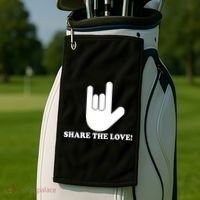 Share The Love! Golf Towel thumb 2