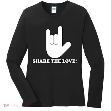 Share The Love! Women's Long Sleeve Shirt
