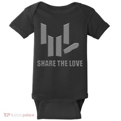 Share the Love Sign Language  Baby Bodysuit