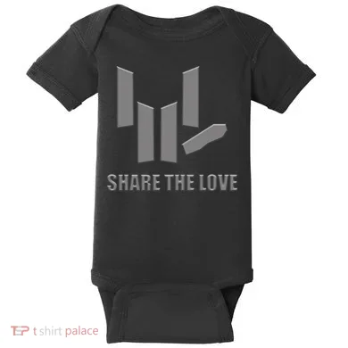 Share the Love Sign Language  Baby Bodysuit