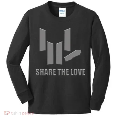 Share the Love Sign Language Kids Long Sleeve Shirt