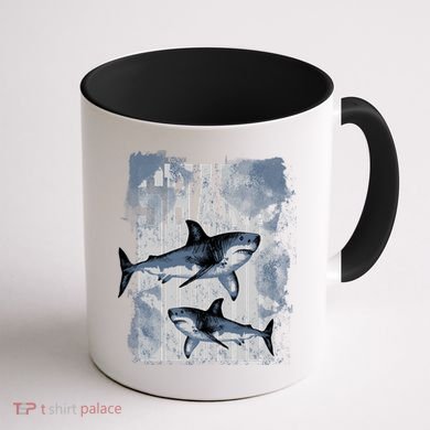 Shark Coffee Mug back