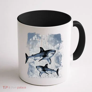 Shark Coffee Mug back