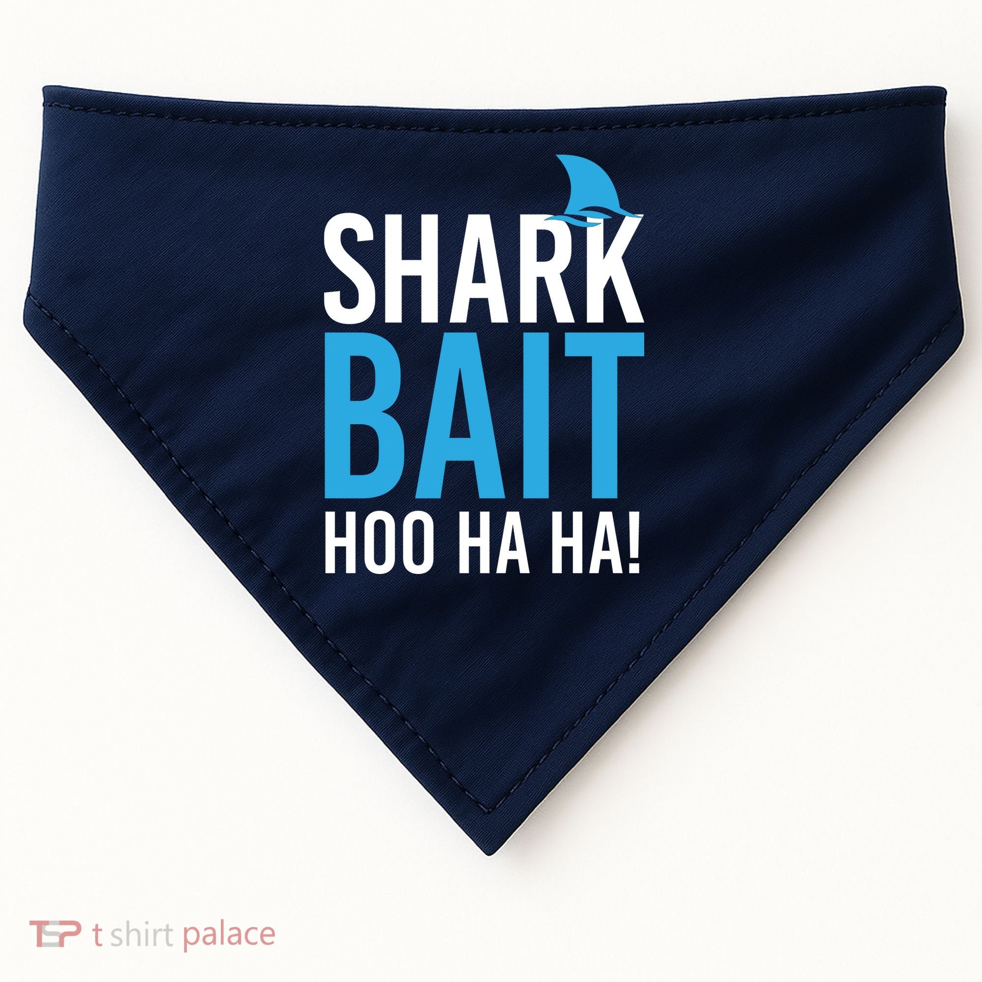 Shark Bait Ho Ha Ha USA-Made Doggie Bandana