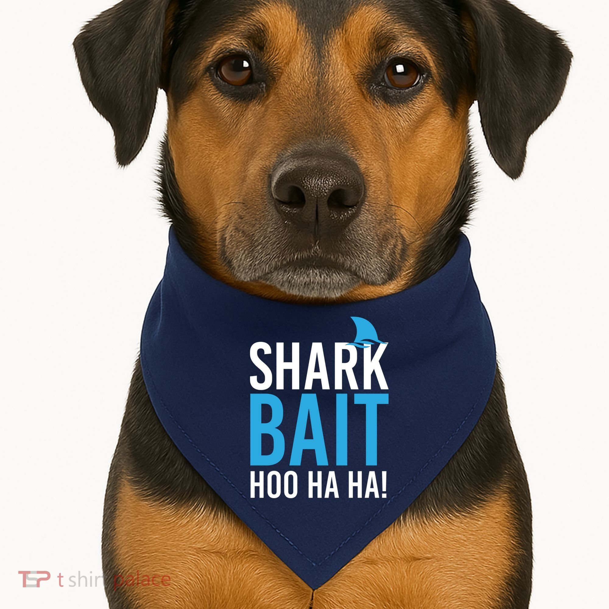 Shark Bait Ho Ha Ha USA-Made Doggie Bandana