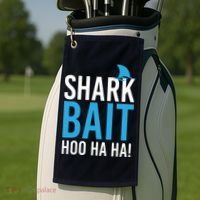 Shark Bait Ho Ha Ha Golf Towel thumb 2