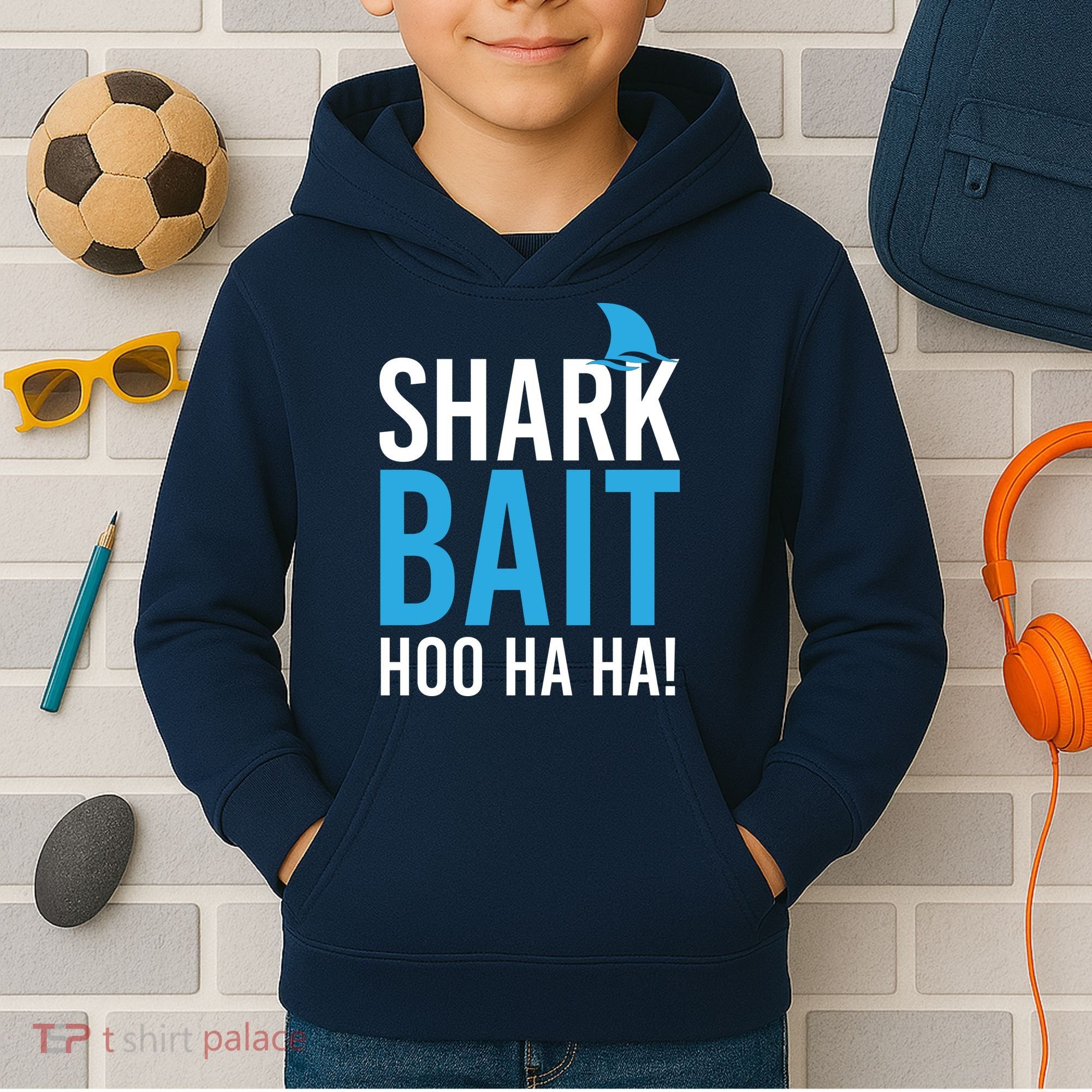 Shark Bait Ho Ha Ha Kids Hoodie
