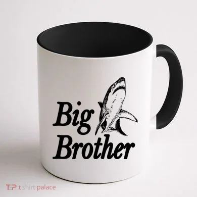 Shark Big Brother Logo Coffee Mug back