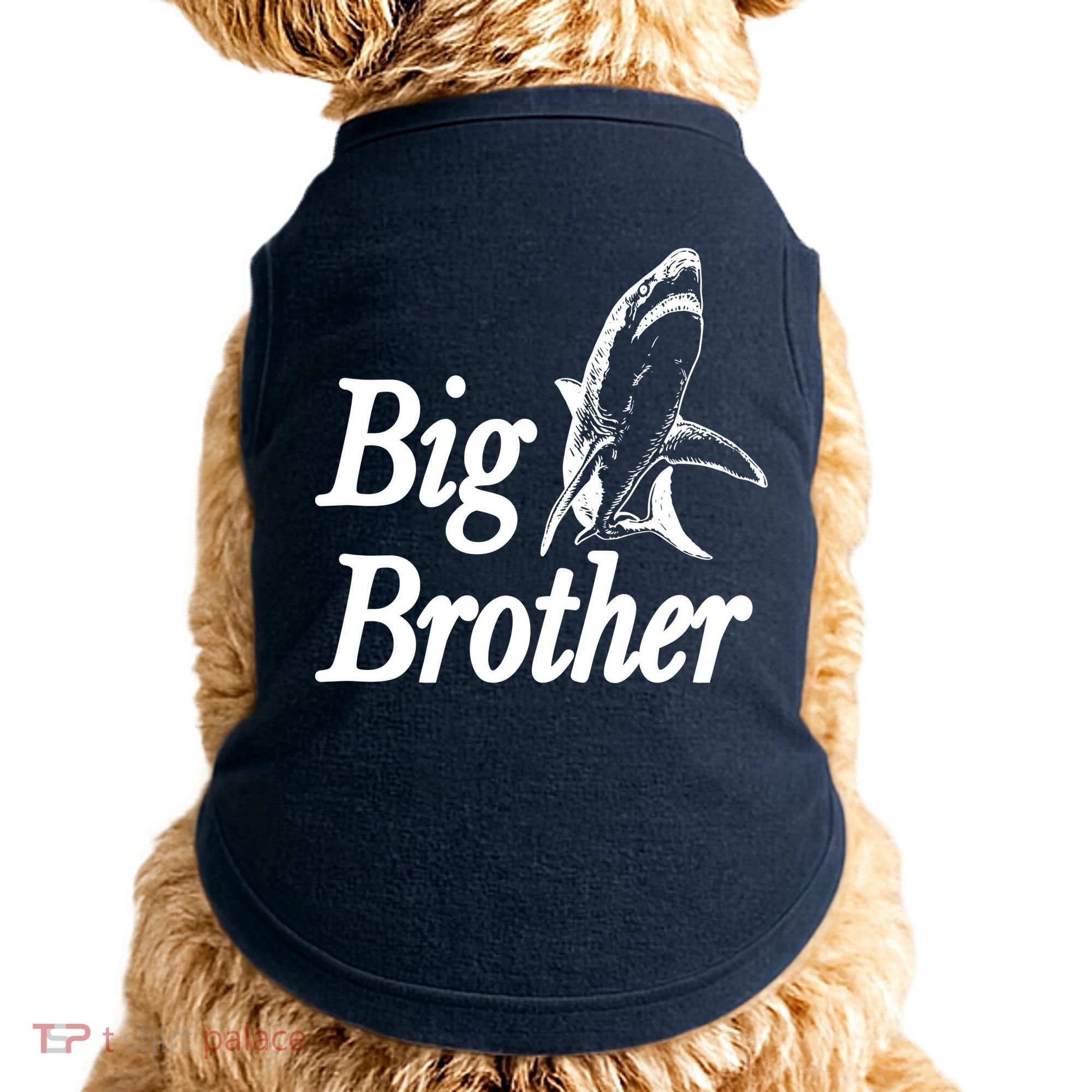 Shark Big Brother Logo Doggie Tank