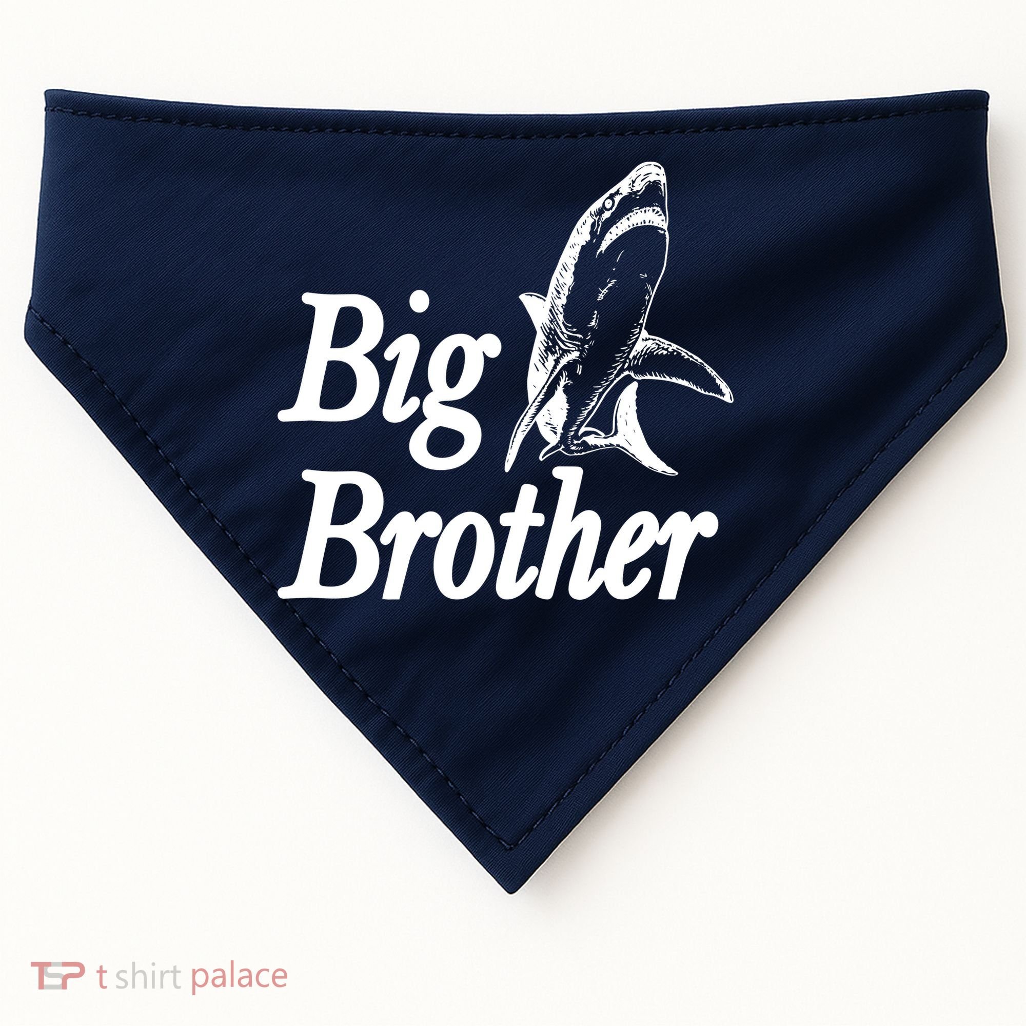 Shark Big Brother Logo USA-Made Doggie Bandana