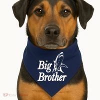 Shark Big Brother Logo USA-Made Doggie Bandana thumb 1